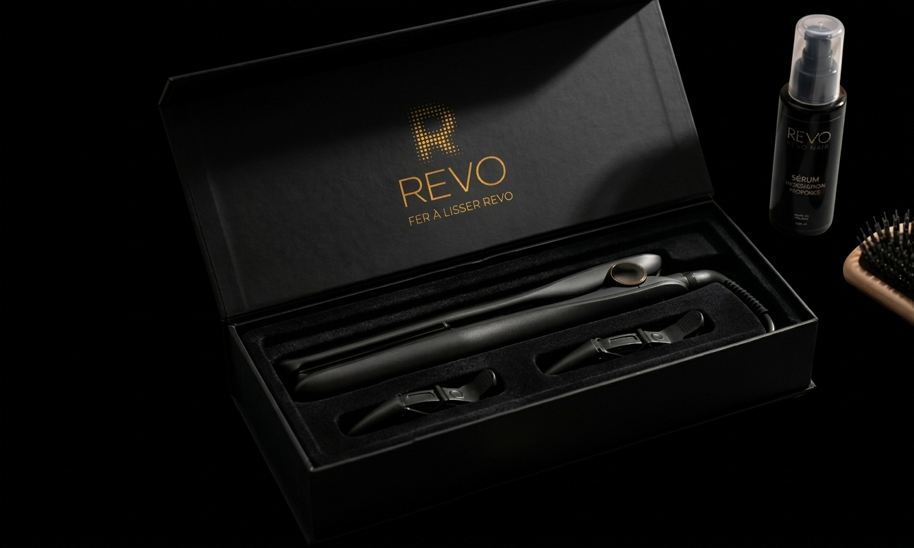 Revo Professional Tourmaline Stone Straightener